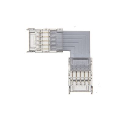 Vito 5520382 LED КОНЕКТОР ЗА ЛЕНТА CONRCW10 10MM-RGBW L-SHAPE ПРОЗРАЧЕН 2 БР./ПАКЕТ ЗА SMD LED ЛЕНТИ