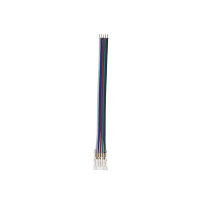 Vito 5520343 LED КОНЕКТОР ЗА ЛЕНТА CONRW10 10MM-RGBW С 10CM КАБЕЛ ПРОЗРАЧЕН 2 БР./ПАКЕТ ЗА SMD LED ЛЕНТИ