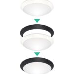 Vito 2027820 LED CEILING LAMP JULIA-L 20W 3CCT (3000K/4200K/6500K) 2000LM φ300*H90 IP54 2RINGS INCLUDED