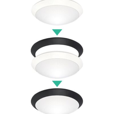 Vito 2027820 LED CEILING LAMP JULIA-L 20W 3CCT (3000K/4200K/6500K) 2000LM φ300*H90 IP54 2RINGS INCLUDED