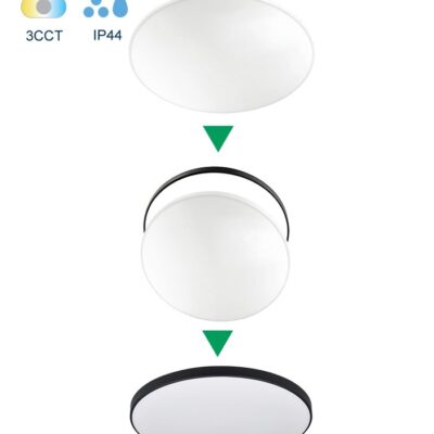 Vito 2027021 LED CEILING LAMP SATURN 24W 3xCCT (3000K/4000K/6500K) 2160lm φ330*H55 2RINGS