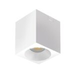 Vito 2103170 LED CEILING SPOT CUBIX-F 7W 3xCCT (3000K/4200K/6500K) 840Lm 60°-FIXED IP20 9*9*10CM WHITE
