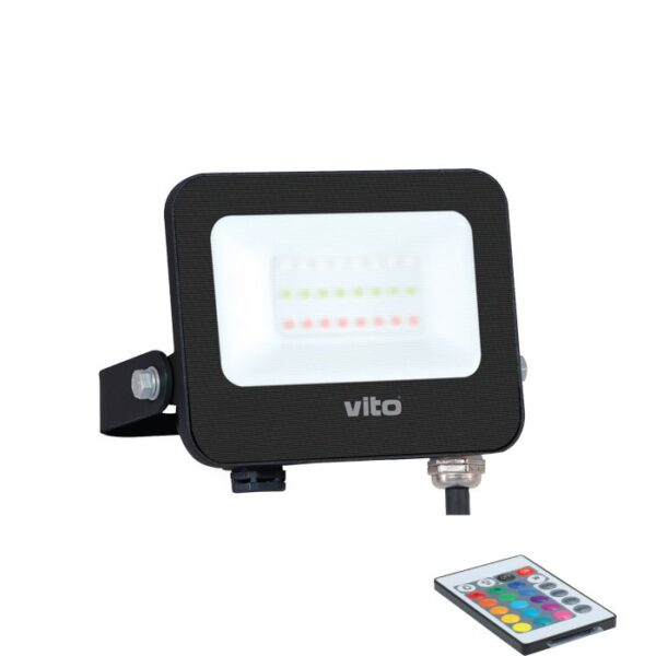 Vito 3022565 LED FLOODLIGHT SAVA 20W RGBW 2000Lm IP65 IK