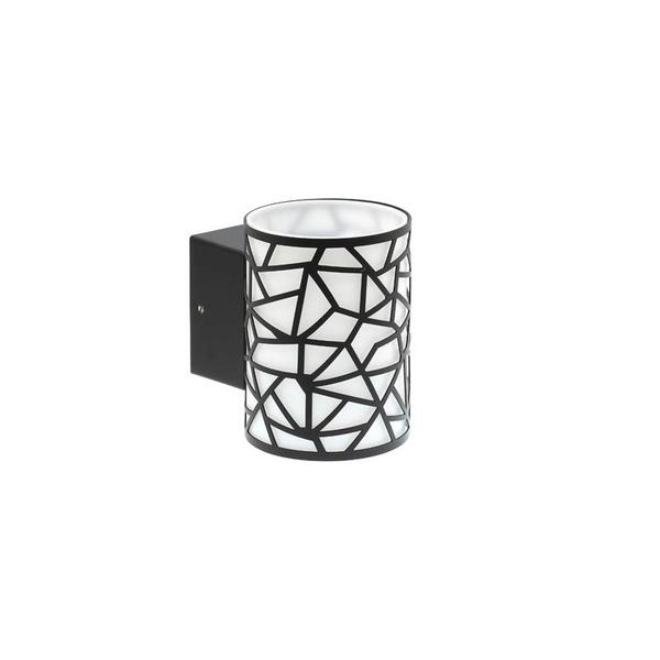 led-outdoor-wall-light-bilbao-w1-8w-300lm-4000k-natural-white-ip44-φ89x124x120mm-black-white-3241440-vito.jpg VITO 3241440 ЛЕД Външно Стенно Осветление BILBAO-W1 8W 300Lm 4000K IP44 Черно Бяло