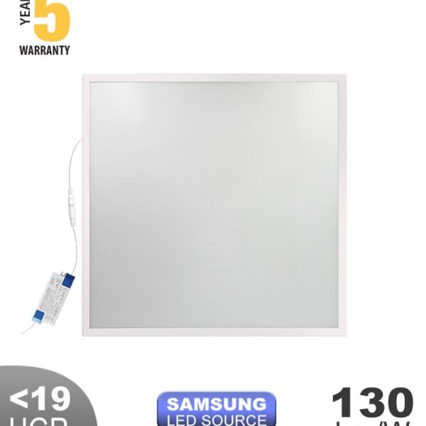 Vito 2430310 LED PANEL BACKLIGHT ZAGREY-A 36W 6500K 4752Lm 5YEARS WARRANTY UGR19 SAMSUNG CHIP LIFUD DRIVER 595X595MM WHITE 10PCS/CTN
