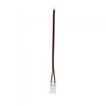 Vito 5520450 LED КОНЕКТОР ЗА ЛЕНТА CONM5 5MM-SINGLE С 10CM КАБЕЛ ПРОЗРАЧЕН 2 БР./ПАКЕТ ЗА SMD/COB LED ЛЕНТИ