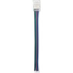 Vito 5520341 LED STRIP CONNECTOR 10MM-RGBW WITH CABLE 20PCS-BAG TRANSPARENT