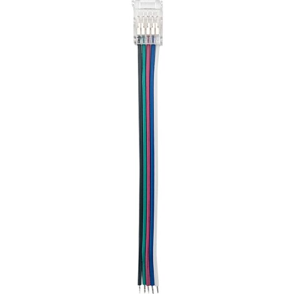 Vito 5520341 LED STRIP CONNECTOR 10MM-RGBW WITH CABLE 20PCS-BAG TRANSPARENT