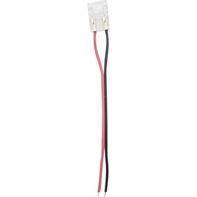 Vito 5520311 LED STRIP CONNECTOR 10MM-SINGLE WITH CABLE 20PCS-BAG TRANSPARENT