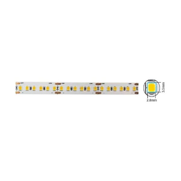 Vito 5540630 LED лента STRIP PLUS 24V 180x2835. 18W. 3M (самозалепваща лента). 10mm. IP20. 4000K. 5m ролка