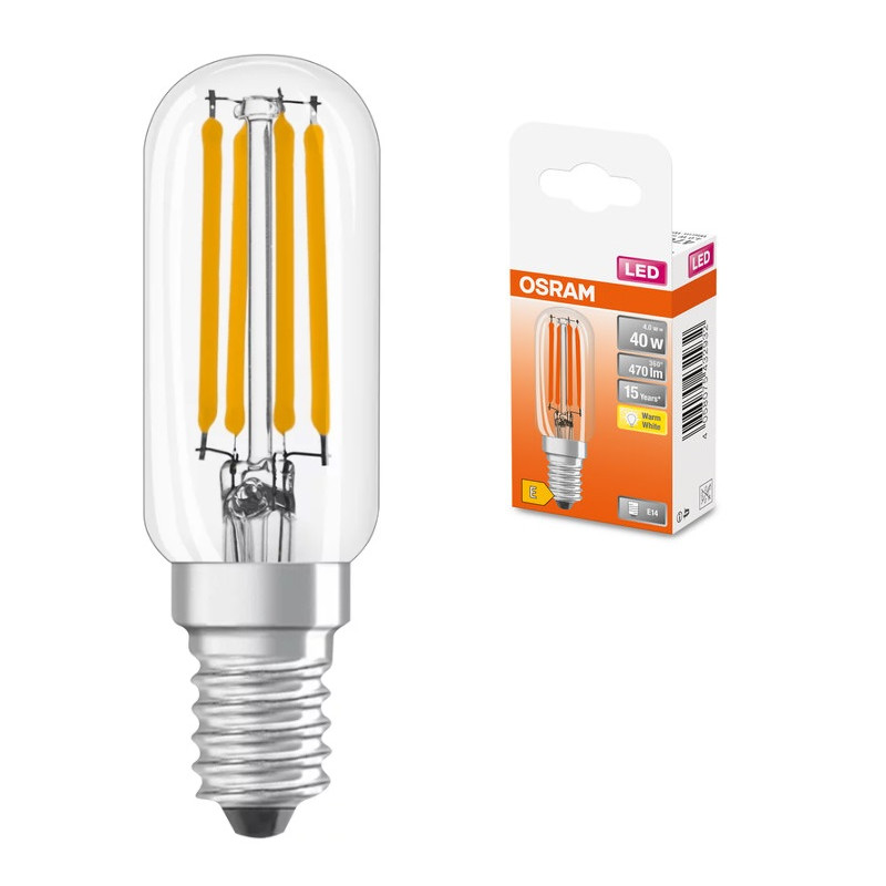 led-t26-fil-40-470lm-2700k-e14-absorbator.jpg Ledvance 4058075432932 LED ЛАМПА ЗА АБСОРБАТОР T26 FIL 40/ 470lm 2700K Е14