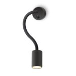 Vito 2103480 LED СТЕНЕН ОСВЕТИТЕЛ FELIX-A 4W 3000K 264Lm ø60*380MM ЧЕРЕН