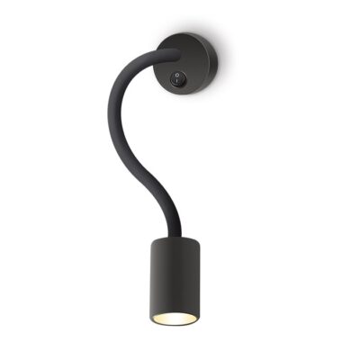 Vito 2103480 LED СТЕНЕН ОСВЕТИТЕЛ FELIX-A 4W 3000K 264Lm ø60*380MM ЧЕРЕН