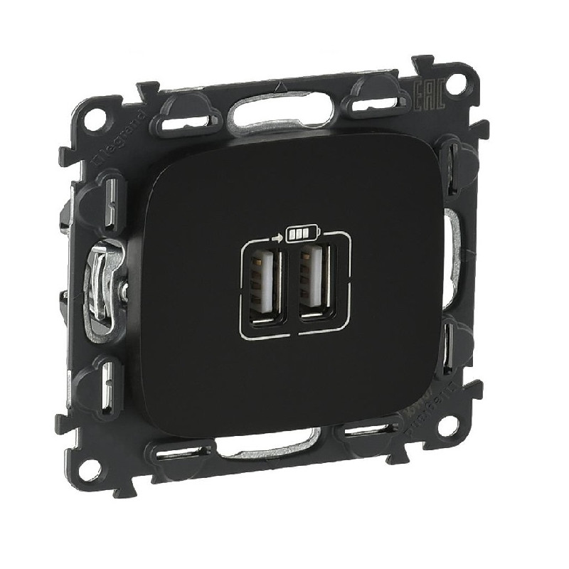 legrand-157.jpg Legrand 3414970481351 РОЗЕТКА 2xUSB 1500mA VALENA ALLURE С ПАНЕЛ ЧЕРЕН