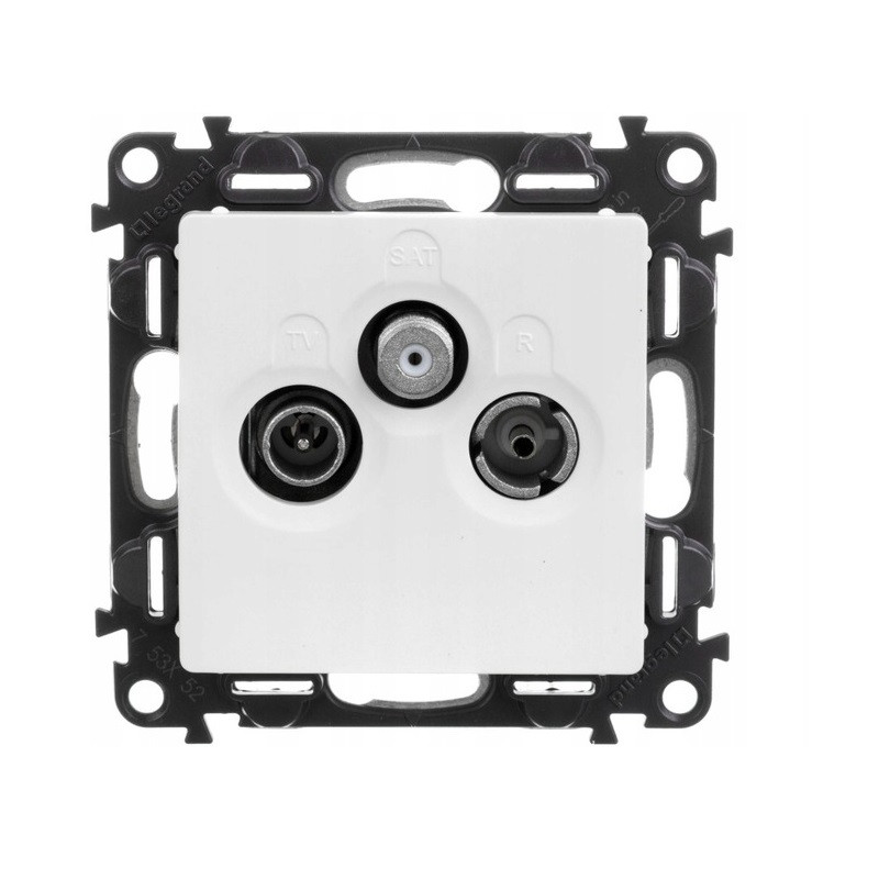 legrand-162.jpg Legrand 3414970451873 РОЗЕТКА TV-R-SAT VALENA LIFE БЯЛ