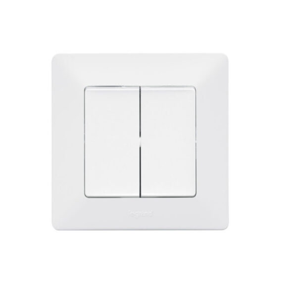 Legrand 3414970618115 СЕРИЕН КЛЮЧ С РАМКА VALENA LIFE БЯЛ