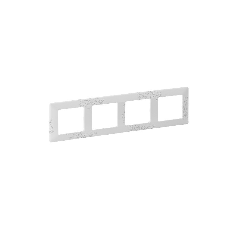 legrand-206.jpg Legrand 3414970454867 ЧЕТВОРНА РАМКА VALENA LIFE БЯЛ ФИГУРАЛ