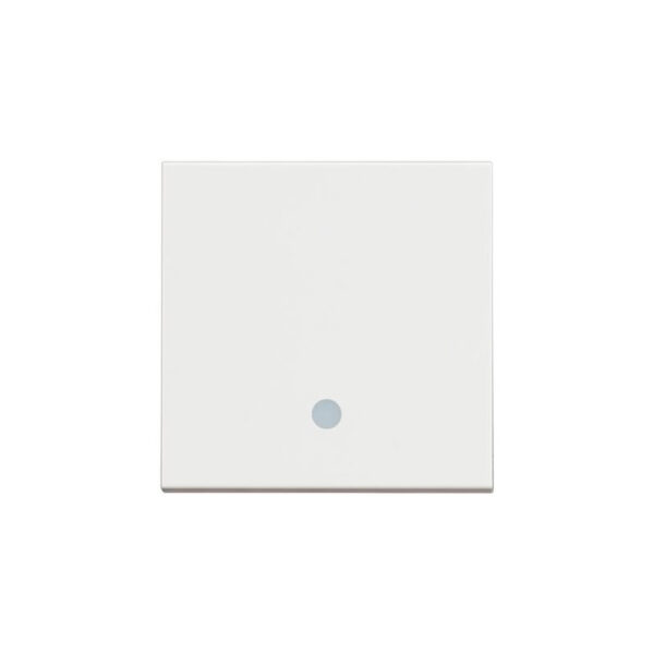 BTicino 8005543632970 ДВУМОДУЛЕН БУТОН С LED ИНДИКАТОР CLASSIA БЯЛ