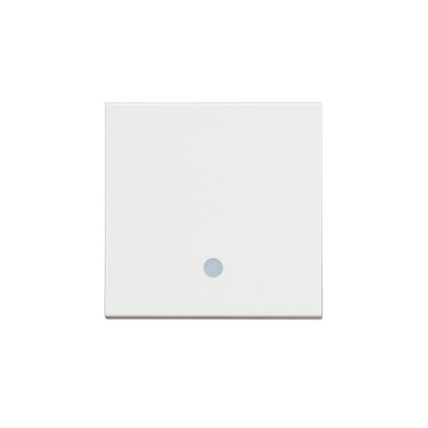 BTicino 8005543632338 ДВУМОДУЛЕН ДЕВИАТОРЕН КЛЮЧ С LED ИНДИКАЦИЯ CLASSIA БЯЛ
