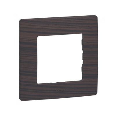 Legrand 3414970304537 ЕДИНИЧНА РАМКА NILOE ТЪМНО ДЪРВО