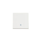BTicino 8005543632192 ЕДНОПОЛЮСЕН КЛЮЧ 2 МОД. С LED ИНДИКАЦИЯ RW4001M2L CLASSIA БЯЛ