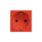 BTicino 8005543631287 КОНТАКТ ШУКО 2P+E 16A С ДЕТСКА ЗАЩИТА CLASSIA ЧЕРВЕН