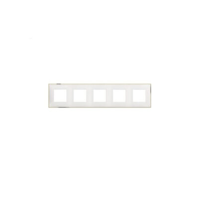 BTicino 8005543638811 ПЕТОРНА РАМКА CLASSIA БЯЛО С ХРОМ