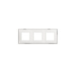 BTicino 8005543638163 ТРОЙНА РАМКА CLASSIA БЯЛО С ХРОМ