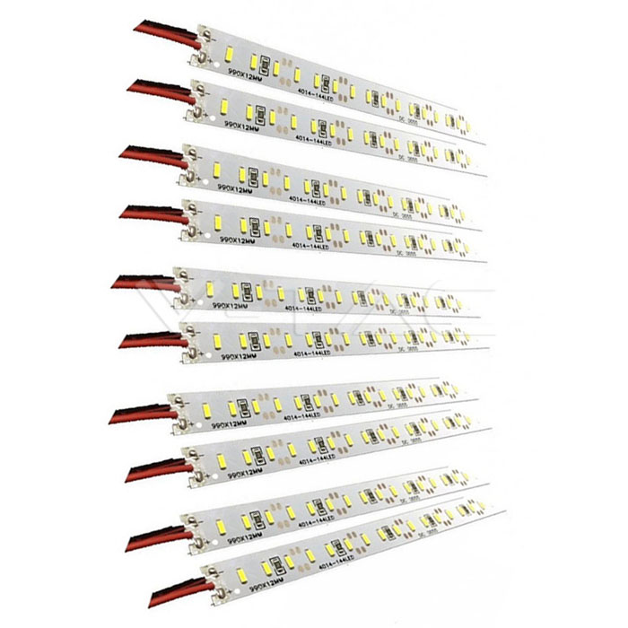 lenta-2536-10.jpg V-TAC VT-2538 LED Твърда Лента 18W 12V SMD4014 Топло Бяла Светлина 10Бр/Опаковка