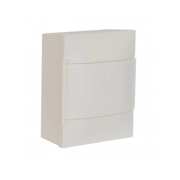 Legrand 3414971197459 ЧЕТИРИ МОДОЛНО ТАБЛО ЗА ОТКРИТ МОНТАЖ+ШИНА LGR 134204 С БЯЛА ВРАТИЧКА