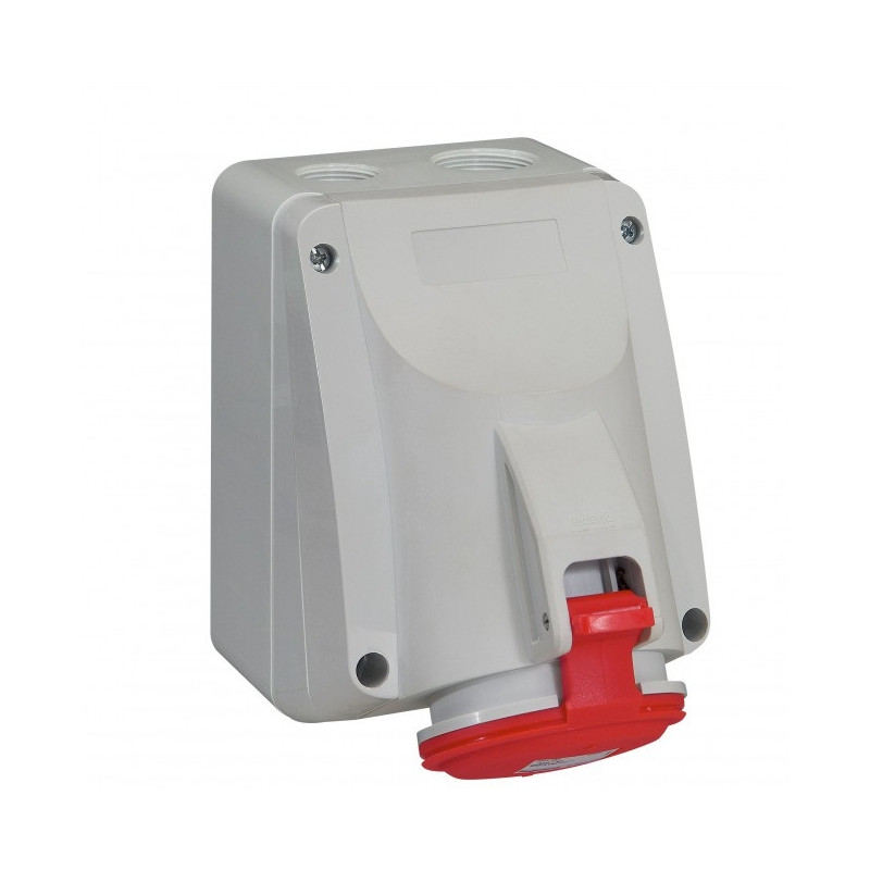 lgr-555258-kont-otkr-mont-ip44-3pe-32a-380-415v.jpg Legrand 3245065552584 КОНТАКТ ЗА ОТКРИТ МОНТАЖ IP44 2P+E. 32A 380/415V СИВ/ЧЕРВЕН