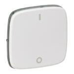 Legrand 3414970482471 ЛИЦЕВ ПАНЕЛ ЗА ДВУПОЛЮСЕН КЛЮЧ VALENA ALLURE БЯЛ