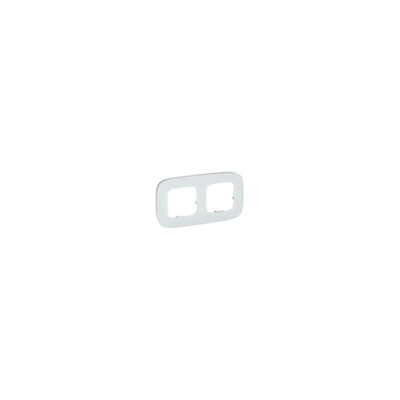 Legrand 3414970486165 ДВОЙНА РАМКА VALENA ALLURE БЯЛО СТЪКЛО