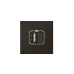 Legrand 3414971579415 ДВУМОДУЛЕН ВГРАДЕН 2хUSB A+C MOSAIC ЧЕРЕН
