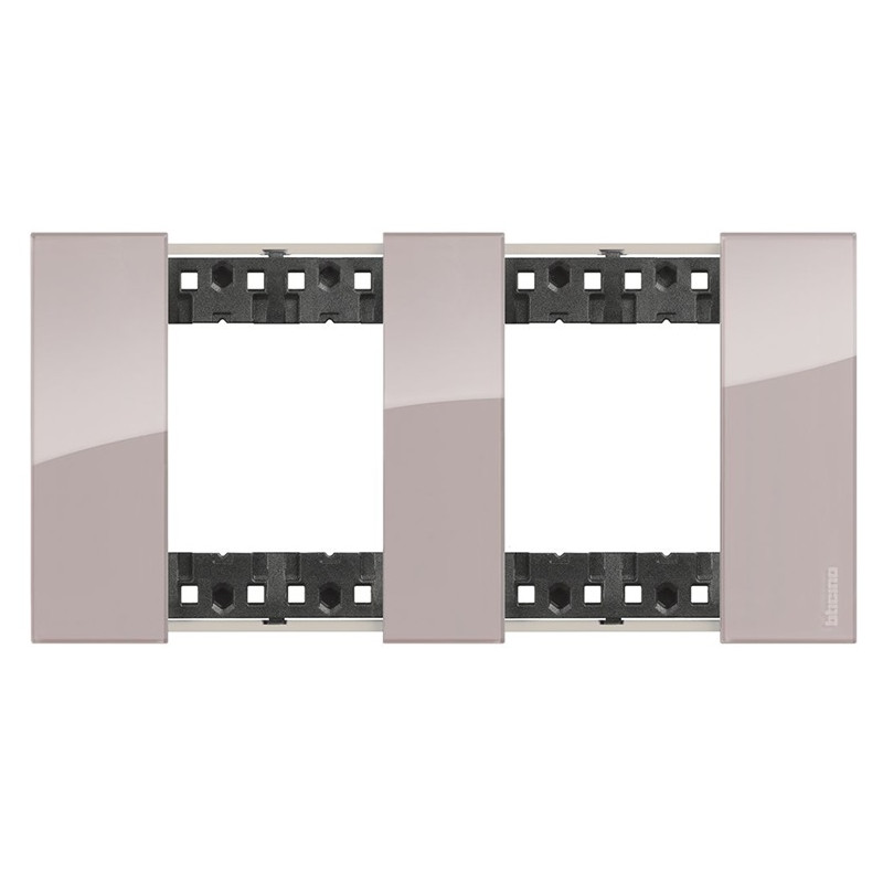 ln-ka4802m2dm-dvojna-ramka-aura.jpg BTicino 8005543654439 ДВОЙНА РАМКА KA4802M2DM LIVING NOW АУРА