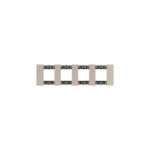 BTicino 8005543654545 ЧЕТВОРНА РАМКА LN KA4802M4MM LIVING NOW ИЛЮЗИЯ