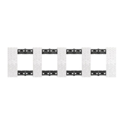BTicino 8005543654514 ЧЕТВОРНА РАМКА LN KA4802M4MW LIVING NOW ПИКСЕЛ