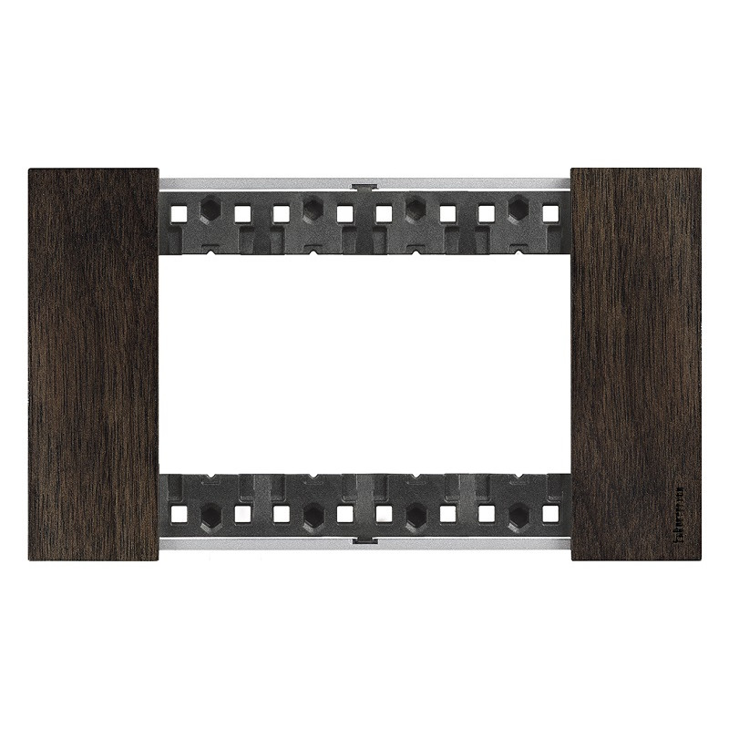 ln-ka4804lg-4-modulna-orekh.jpg BTicino 8005543614402 ЧЕТРИМОДУЛНА РАМКА KA4804LG LIVING NOW ОРЕХ