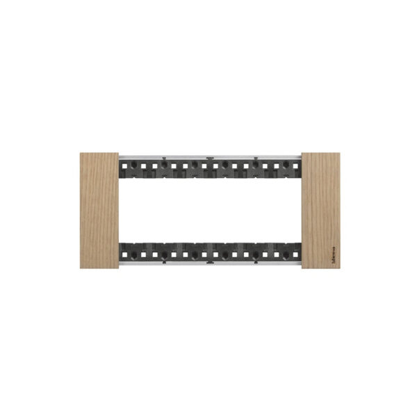 BTicino 8005543622254 ШЕСТМОДУЛНА РАМКА LN KA4806LM LIVING NOW ДЪБ