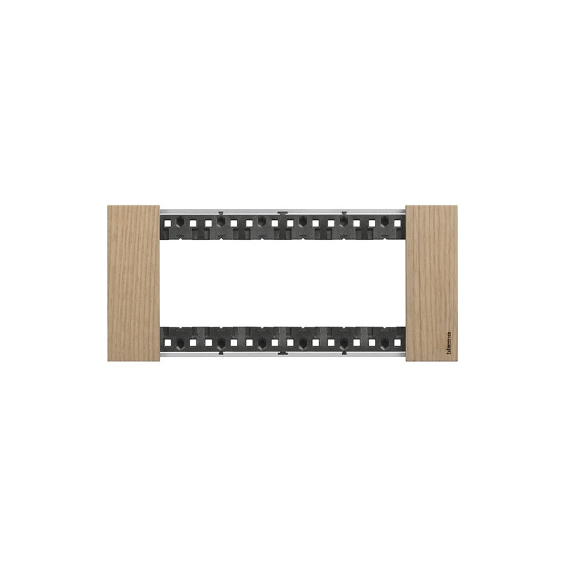 ln-ka4806lm-6-modulna-db.jpg BTicino 8005543622254 ШЕСТМОДУЛНА РАМКА LN KA4806LM LIVING NOW ДЪБ