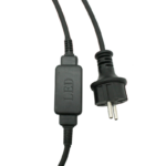 ACA Lighting LRP3WB Захранващ кабел щепсел за 3-жилна LED лента – IP44 1.5 м