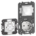 Legrand 8005543652459 МАСТЕР КЛЮЧ GATEWAY ШУКО KW4501C LN NETATMO LEGRAN БЯЛ