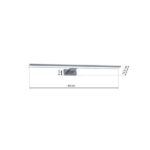 Milagro ML3809 Аплик SHINE CHROME 80см 15W LED