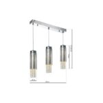 Milagro ML4364 Висяща лампа MOONLIGHT 3xE14