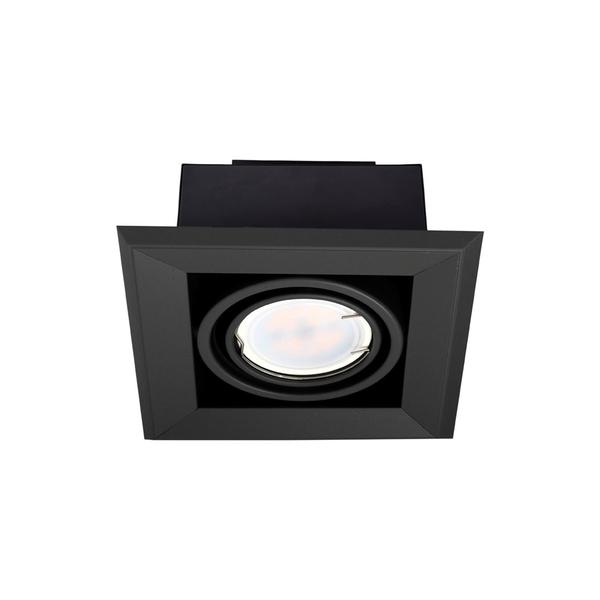 ml472a.jpg Milagro ML472 BLOCCO ЛАМПА ЗА ВГРАЖДЕН МОНТАЖ ЧЕРНА 1x7W GU10 LED