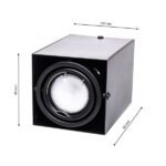 Milagro ML477 ПЛАФОН BLOCCO ЧЕРЕН 1x7W GU10 LED