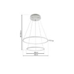 Milagro ML502 ORION WHITE 53W LED ВИСЯЩА ЛАМПА