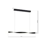 Milagro ML5498 Висяща LED лампа SWIRL 24W