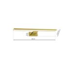 Milagro ML5734 Аплик SHINE GOLD 60см 13.8W LED