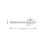 Milagro ML6345 Стенна лампа SYDNEY 6W LED WHITE  лява